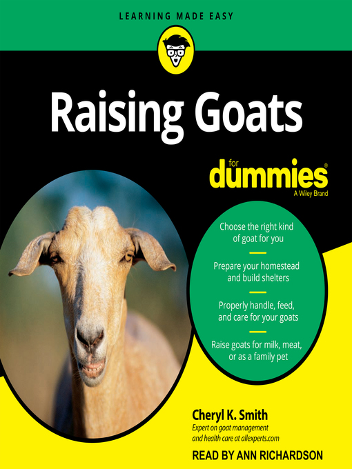 Title details for Raising Goats for Dummies by Cheryl K. Smith - Available